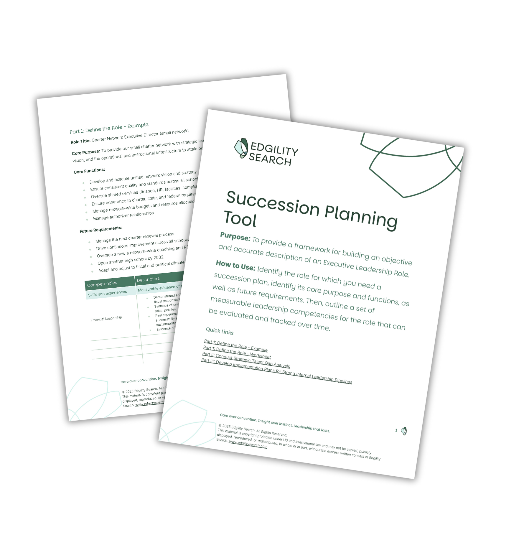 Succession Planning Tool by Edgility Search